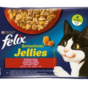 Felix Sensations Mięso saszetki 4x85g