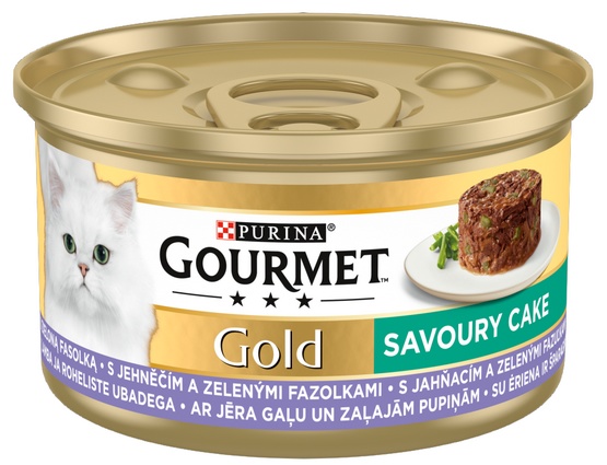 Gourmet Gold Savoury Cake z Jagnięciną i zieloną fasolą 85g - Image 2