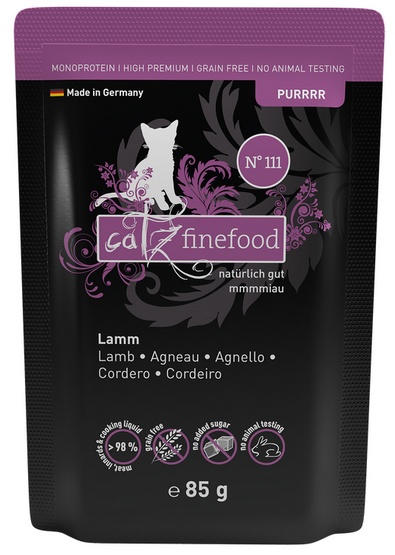 Catz Finefood Pure (Purrrr N.111) Jagnięcina saszetka 85g - Image 4