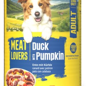 Josera Pies Meat Lovers Menu Kaczka z dynią puszka 400g