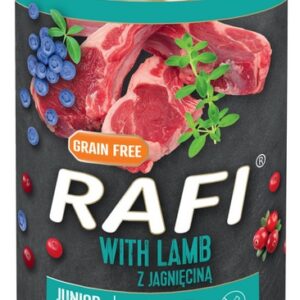 Rafi Pies Junior Jagnięcina puszka 400g