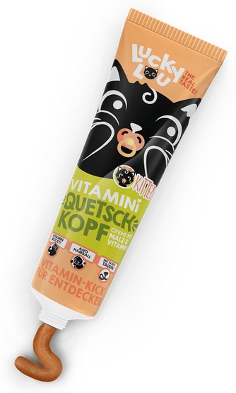 Lucky Lou Quetschkopfe Kitten Witaminy pasta odkłaczająca 100g - Image 2