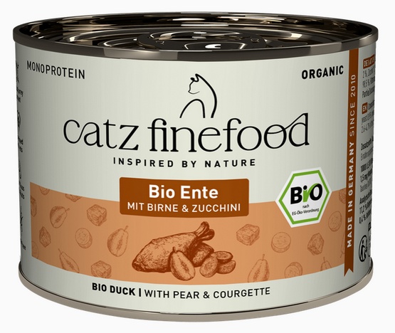 Catz Finefood Organic Bio Kaczka (N.505) puszka 200g