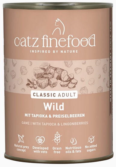 Catz Finefood Classic Dziczyzna (N.09) puszka 400g