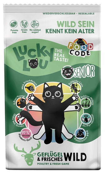 Lucky Lou Food Code Lifestage Senior Drób & Dziczyzna 1,7kg
