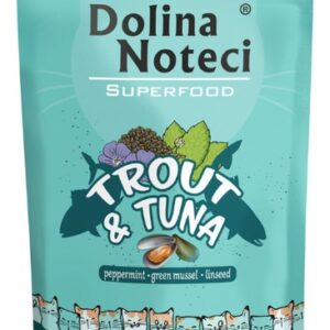 Dolina Noteci Superfood Kot Pstrąg i tuńczyk saszetka 85g