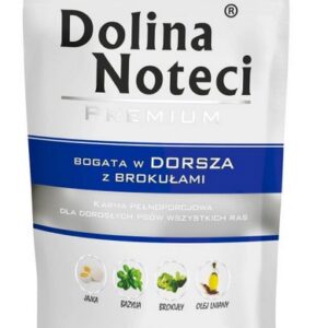 Dolina Noteci Premium Pies Dorsz z brokułami saszetka 500g