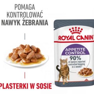 Royal Canin Appetite Control Care karma mokra w sosie dla kotów dorosłych, domagających się jedzenia saszetka 85g