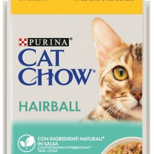 Purina Cat Chow Hairball Kurczak saszetka 85g