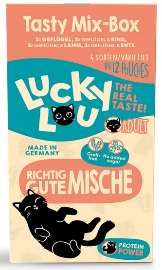 Lucky Lou Lifestage Adult Tasty Mix-Box saszetki 12x125g - Image 2