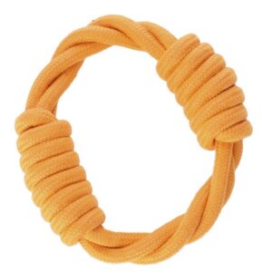 Dingo Zabawka dla psa - Ringo zaplatane Energy 18cm pomarańczowe