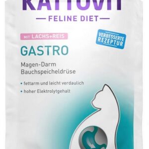 Kattovit Feline Diet Gastro łosoś i ryż saszetka 85g