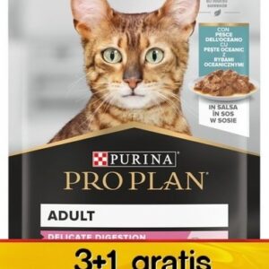 Purina Pro Plan Cat Delicate ryba oceaniczna saszetka 4x85g 3+1 gratis