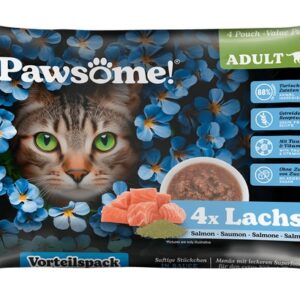 Pawsome Adult Lachs - łosoś saszetki 4x85g