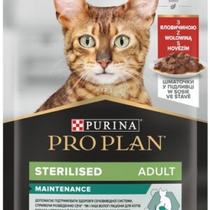 Purina Pro Plan Cat Sterilised wołowina saszetka 85g