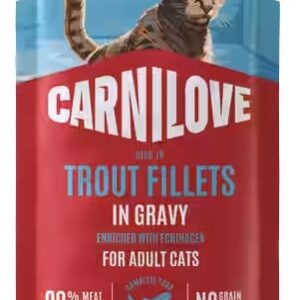 Carnilove Cat Trout - pstrąg w sosie saszetka 85g