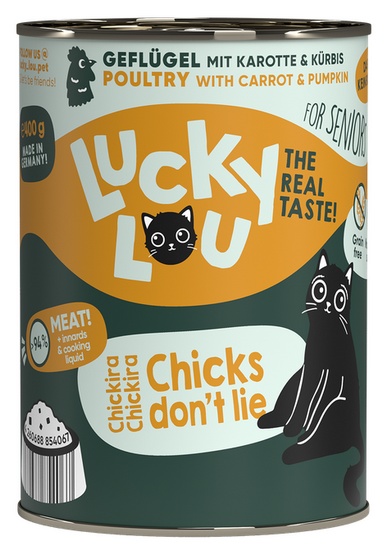 Lucky Lou Lifestage Senior Drób puszka 400g - Image 4