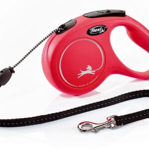 Flexi New Classic Smycz linka M 5m czerwona [FL-2603]