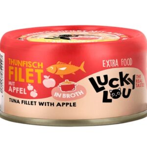 Lucky Lou Extrafood Tuńczyk i jabłko w bulionie puszka 70g