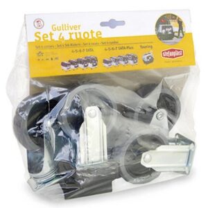 Stefanplast Zestaw 4 kółek do transportera Gulliver IATA 4, 5, 6, 7 [96328]