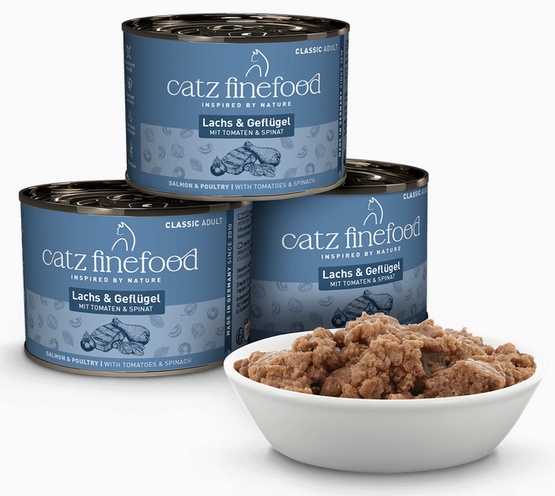 Catz Finefood Classic N.05 Łosoś i drób puszka 200g - Image 4