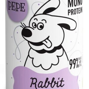 Paka Zwierzaka PEPE Rabbit (królik) puszka 400g