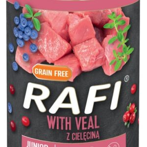 Rafi Pies Junior Cielęcina puszka 400g