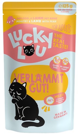 Lucky Lou Lifestage Adult Drób i jagnięcina saszetka 125g - Image 4