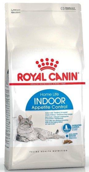 Royal Canin Indoor Appetite Control karma sucha dla kotów dorosłych przebywających w domu, domagających się jedzenia 400g - Image 2