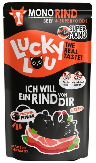 Lucky Lou SuperMono Wołowina saszetka 125g - Image 2