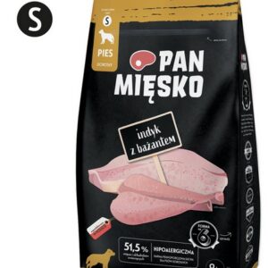 Pan Mięsko Karma sucha dla psa - indyk i bażant chrupki S 9kg