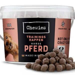Chewies Trainings-Happen Trenerki Konina monobiałkowe, bezzbożowe wiaderko 300g