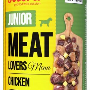 Josera Pies Meat Lovers Menu Junior Kurczak puszka 400g