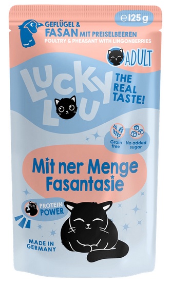 Lucky Lou Lifestage Adult Drób i bażant saszetka 125g - Image 2