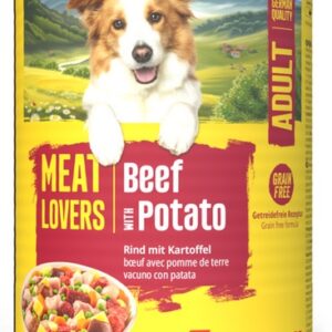 Josera Pies Meat Lovers Menu Wołowina z ziemniakami puszka 400g