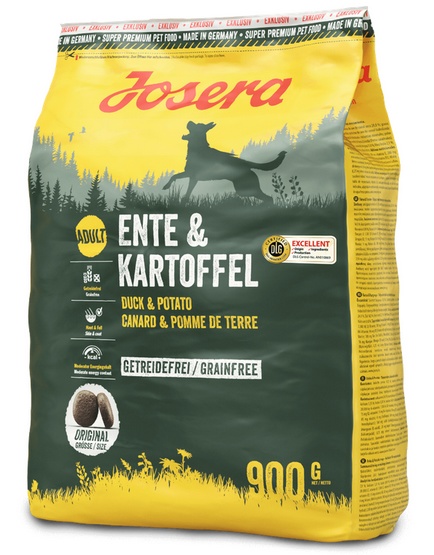 Josera Pies Exclusive Ente & Kartoffel 900g