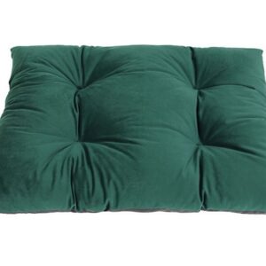 MIMIKO Pets Legowisko Poducha Velvet 70x50cm butelkowa zieleń