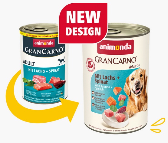 Animonda GranCarno Original Adult Lachs Spinat Łosoś + Szpinak puszka 400g - Image 2