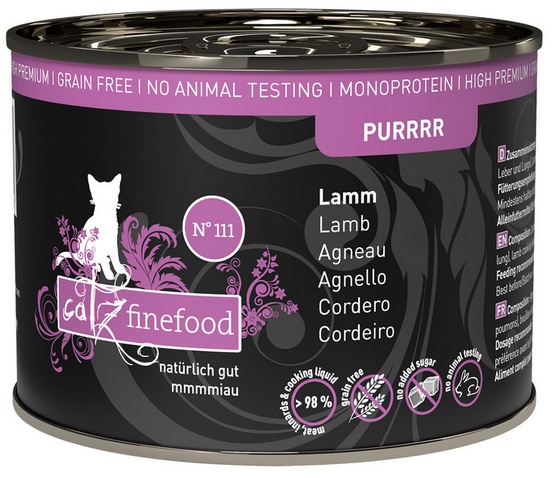Catz Finefood Pure (Purrrr N.111) Jagnięcina puszka 200g - Image 4