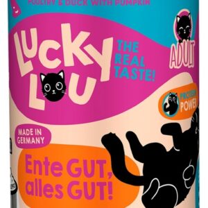 Lucky Lou Lifestage Adult Drób i kaczka puszka 400g