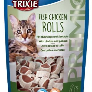 Trixie Premio Fish Chicken Rolls - krążki z kurczakiem i łososiem [42702]