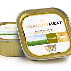 Healthy Meat Kot Mono Królik tacka 90g