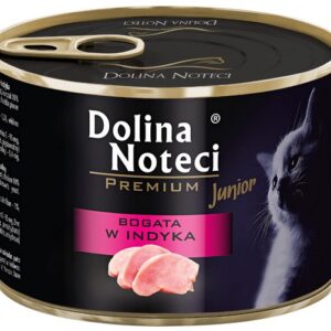 Dolina Noteci Premium Kot Junior Bogata w indyka puszka 185g