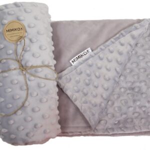 MIMIKO Pets Kocyk Minky-Dot 100x75cm szary
