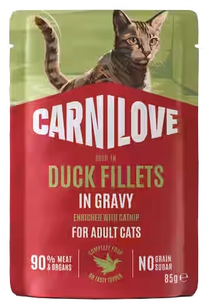 Carnilove Cat Duck - kaczka w sosie saszetka 85g