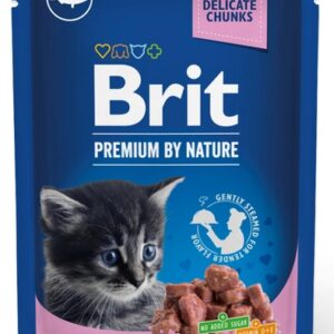 Brit Premium By Nature Cat Kitten White Fish sos saszetka 100g