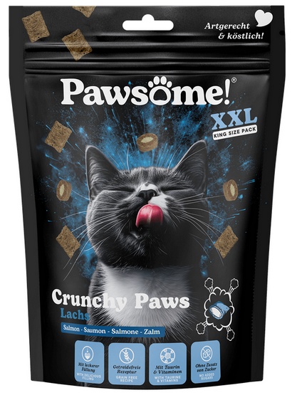 Pawsome Crunchy Paws Łosoś 150g - Image 2