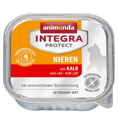 Animonda Integra Protect Renal Nieren dla kota - z cielęciną tacka 100g - Image 2