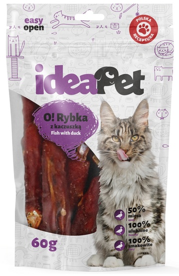 IdeaPet O! Kot Ryba z kaczką 60g - Image 2