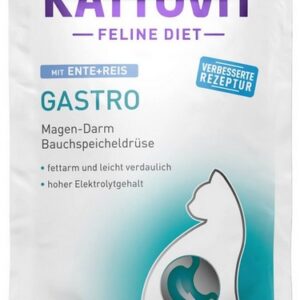 Kattovit Feline Diet Gastro kaczka i ryż saszetka 85g